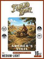 Archer's Vigil | Medium - Light Roast Flavored Coffee Blend - Fabled Roast coffee