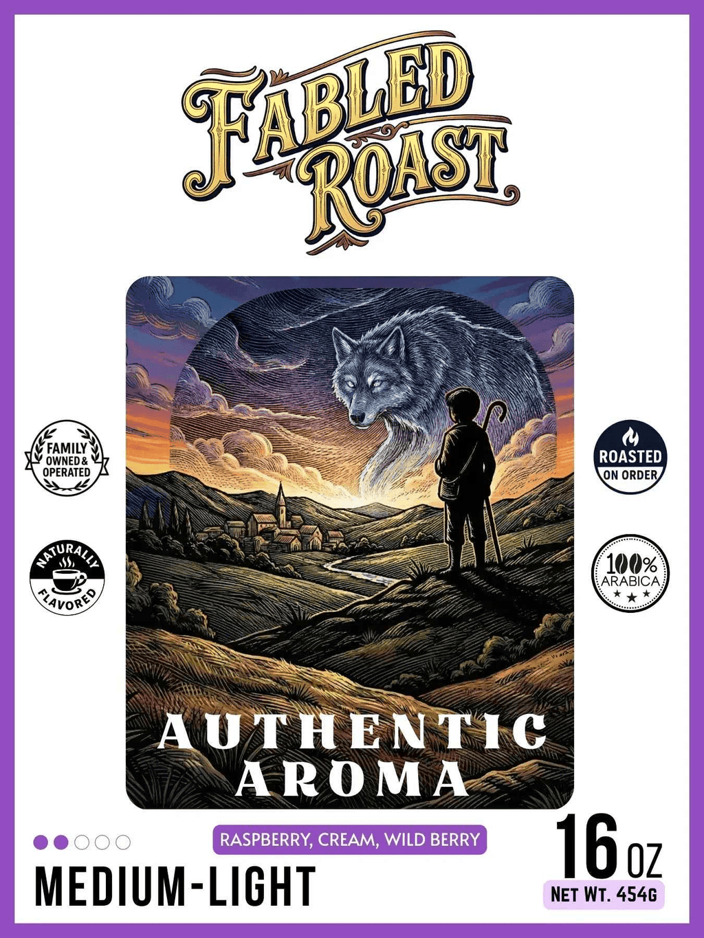 Authentic Aroma | Medium - Light Roast Sampler | 4 oz - Fabled Roast