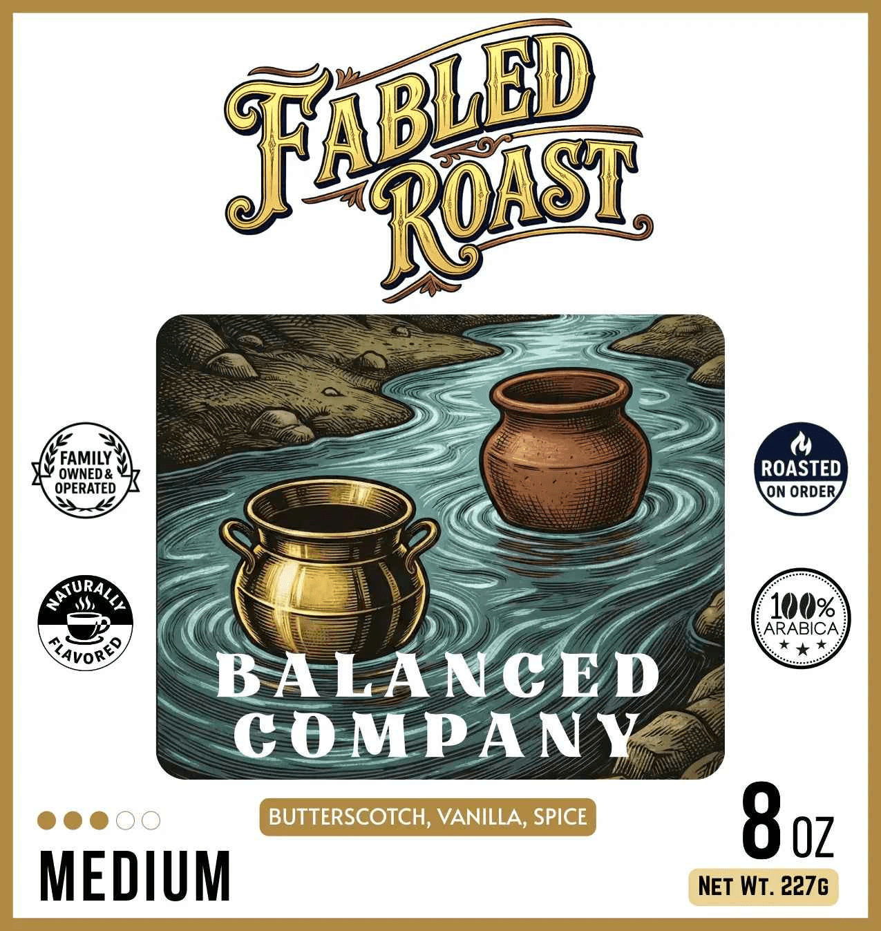 Balanced Company | Medium Roast Sampler | 4 oz - Fabled Roast