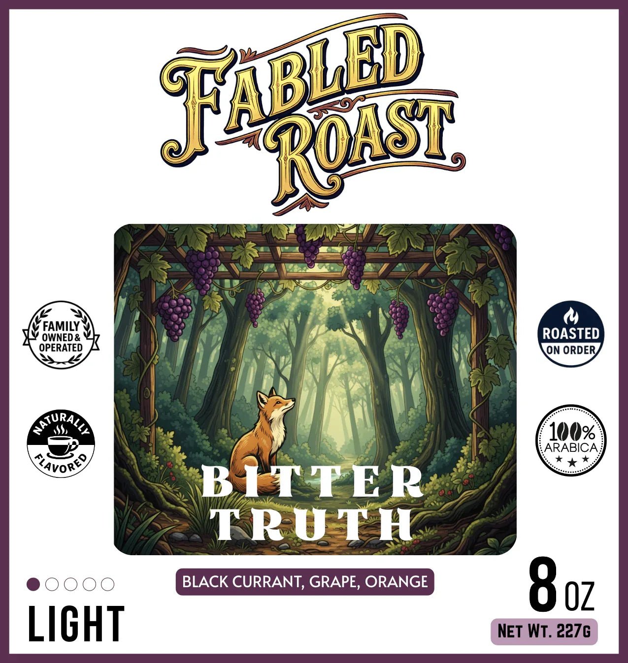 Bitter Truth | Light Roast Sampler | 4 oz - Fabled Roast