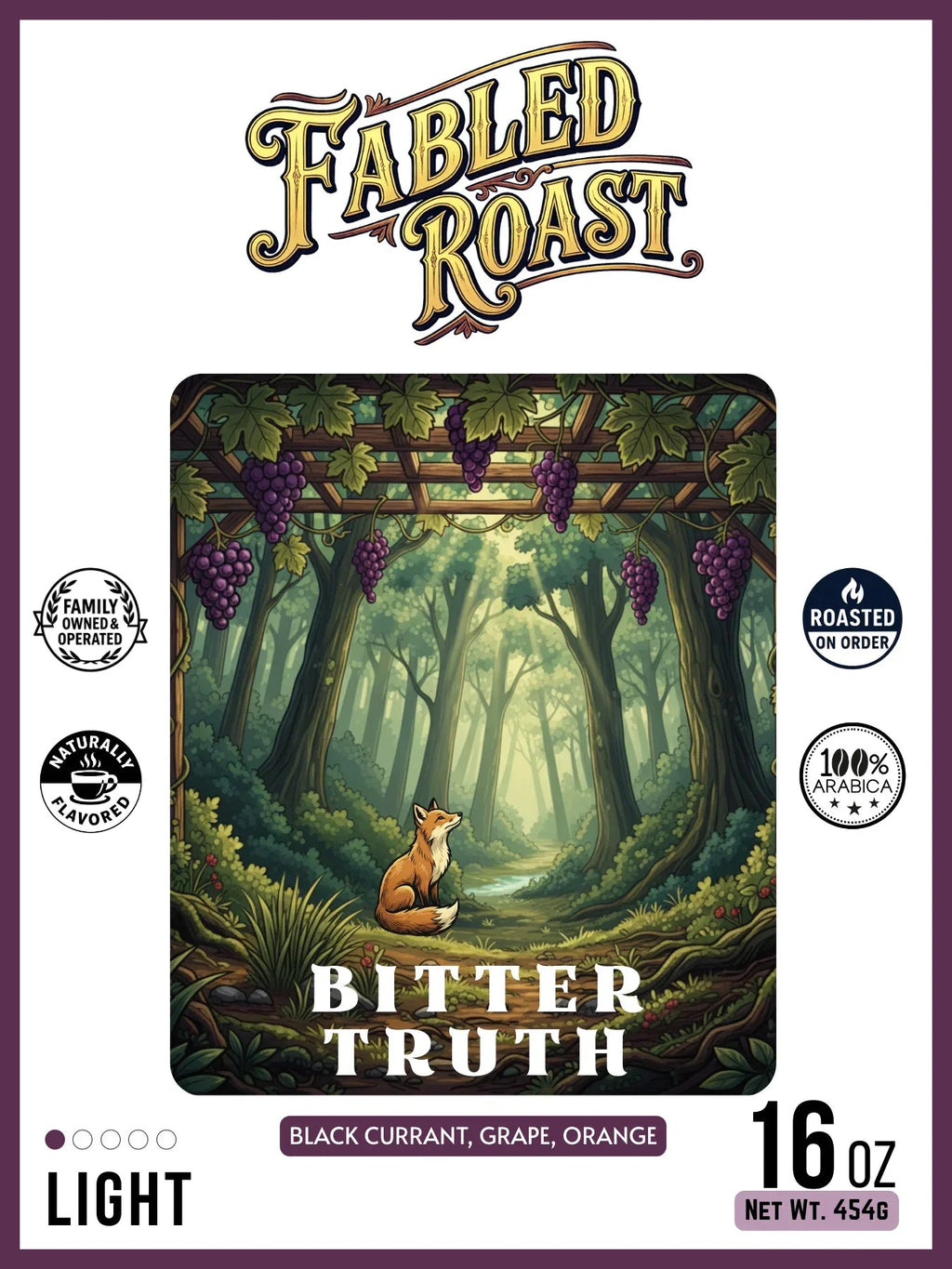 Bitter Truth | Light Roast Sampler | 4 oz - Fabled Roast