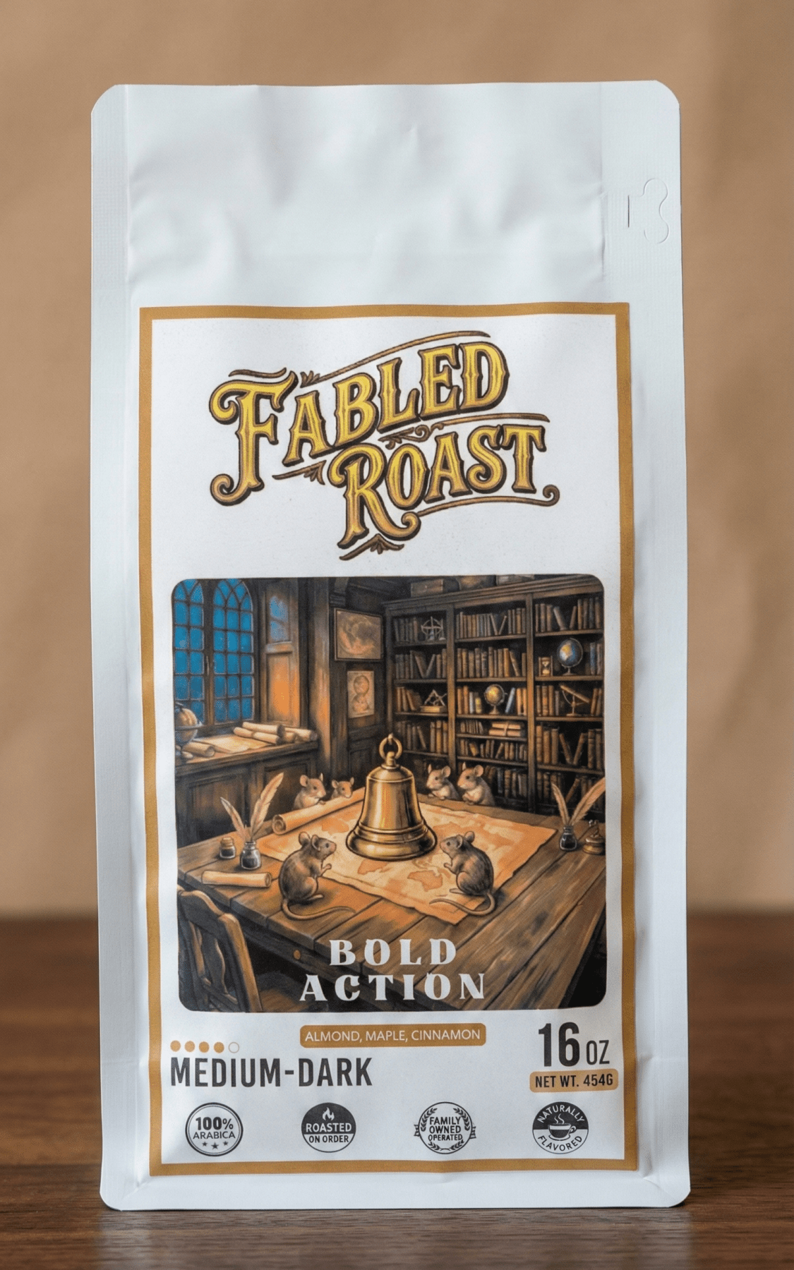 Bold Action | Medium - Dark Roast Sampler | 4 oz - Fabled Roast