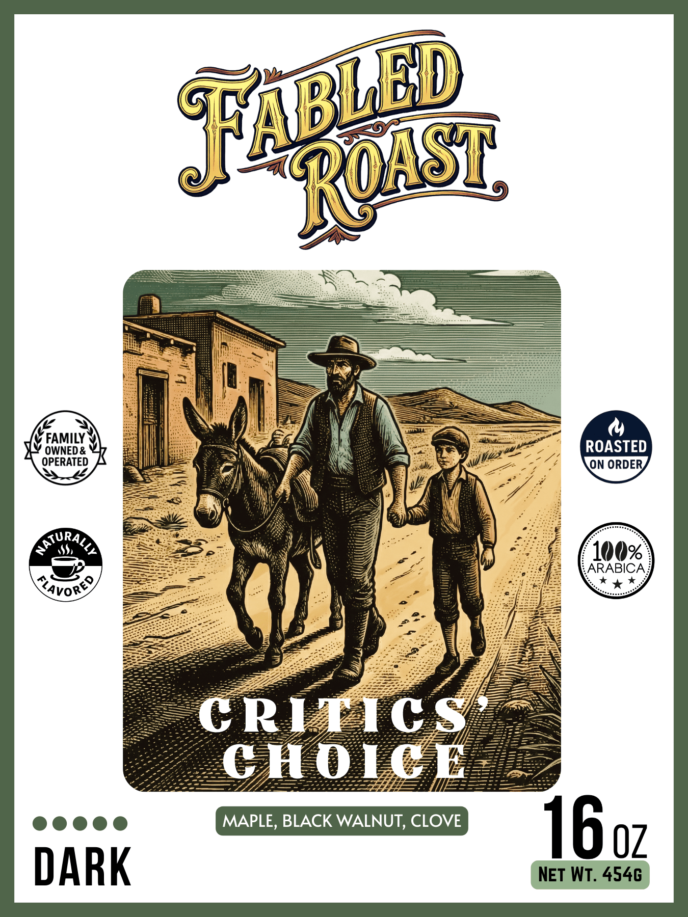 Critics' Choice | Dark Roast Sampler | 4 oz - Fabled Roast