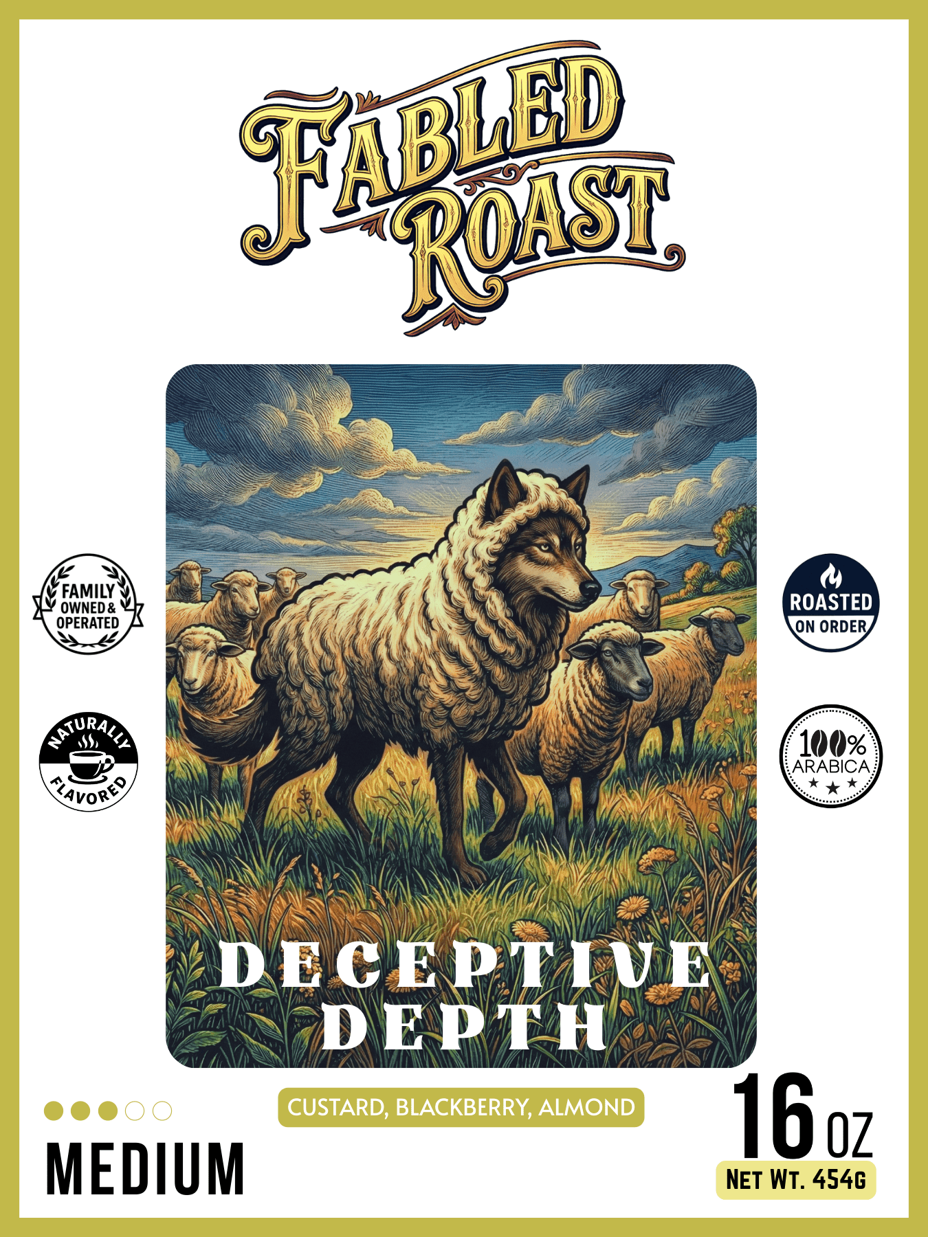 Deceptive Depth | Medium Roast Sampler | 4 oz - Fabled Roast