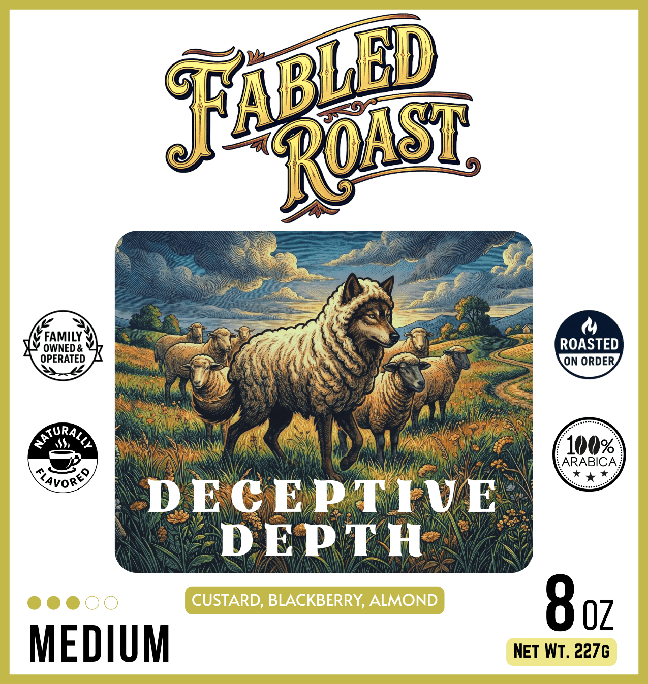 Deceptive Depth | Medium Roast Sampler | 4 oz - Fabled Roast