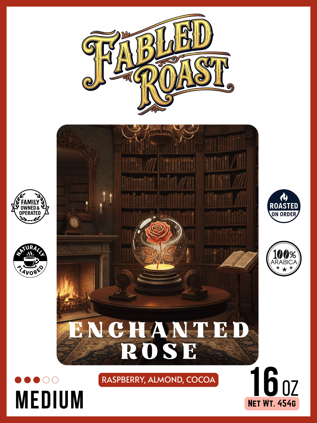 Enchanted Rose | Medium Roast Sampler | 4 oz - Fabled Roast