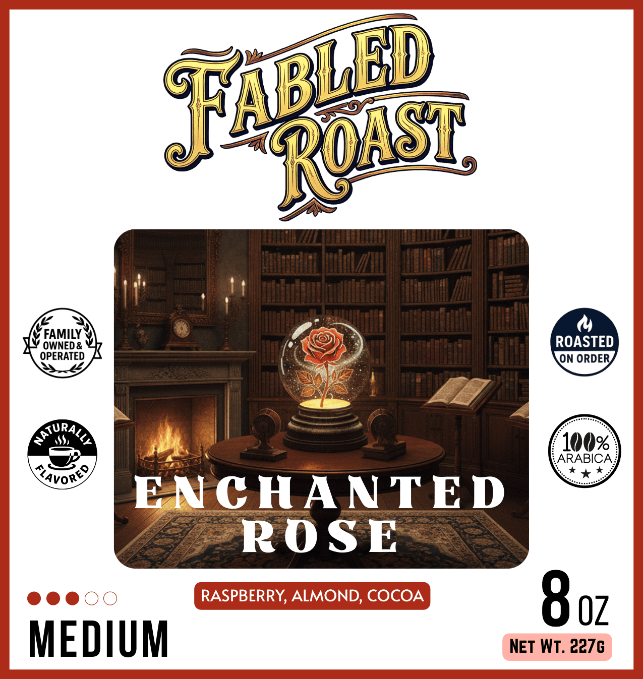 Enchanted Rose | Medium Roast Sampler | 4 oz - Fabled Roast