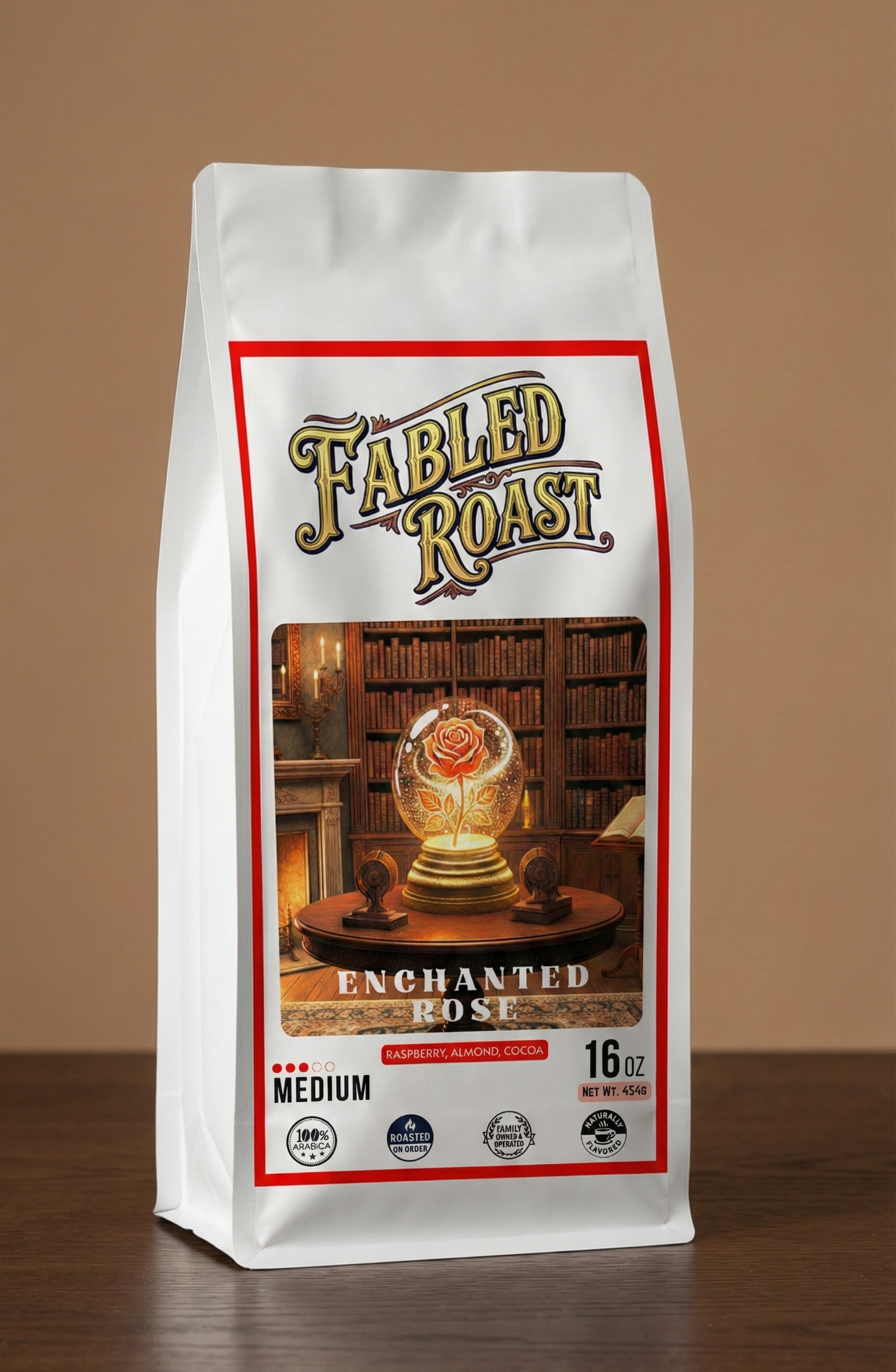 Enchanted Rose | Medium Roast Flavored Coffee Blend
