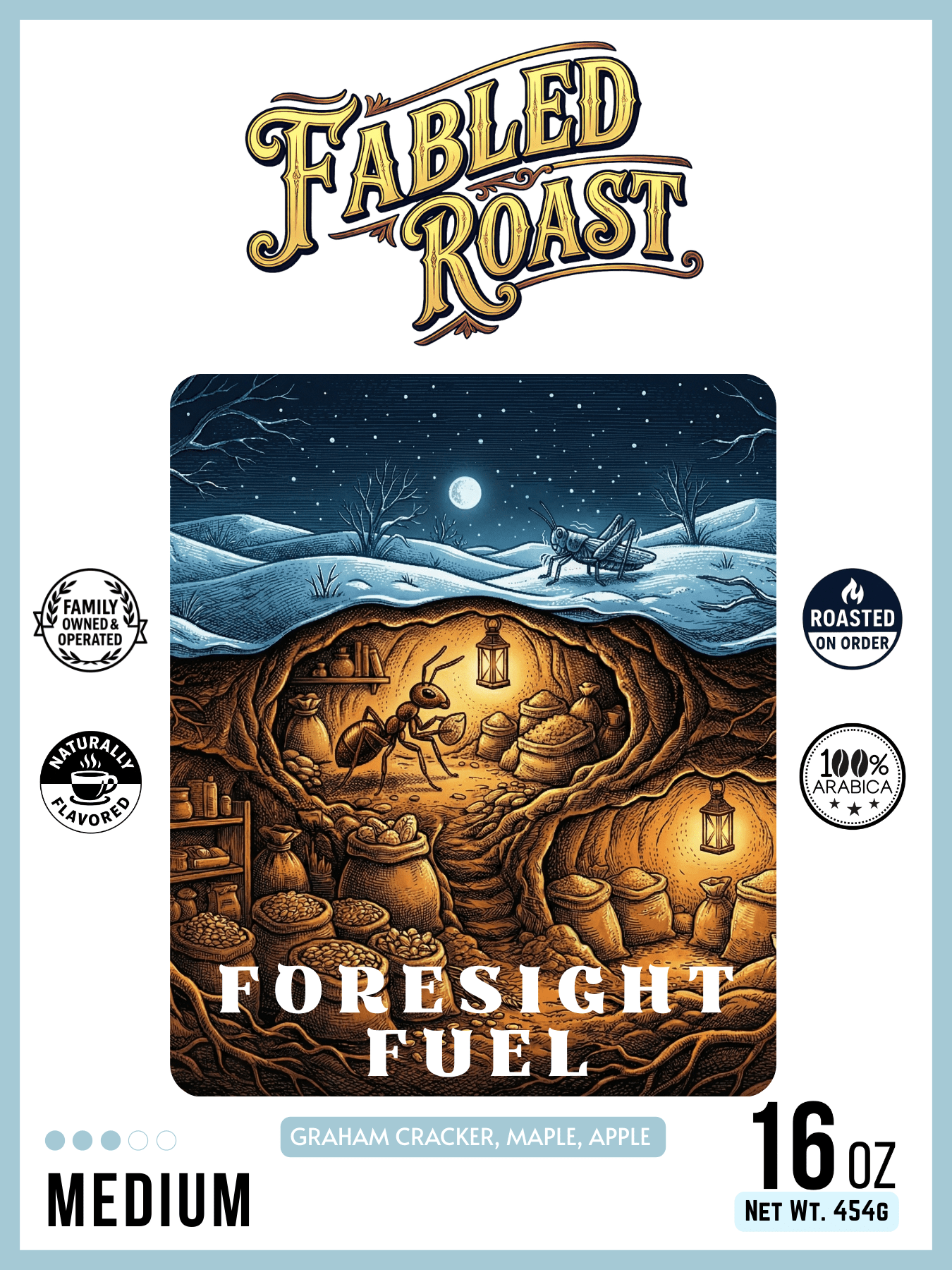 Foresight Fuel | Medium Roast Sampler | 4 oz - Fabled Roast