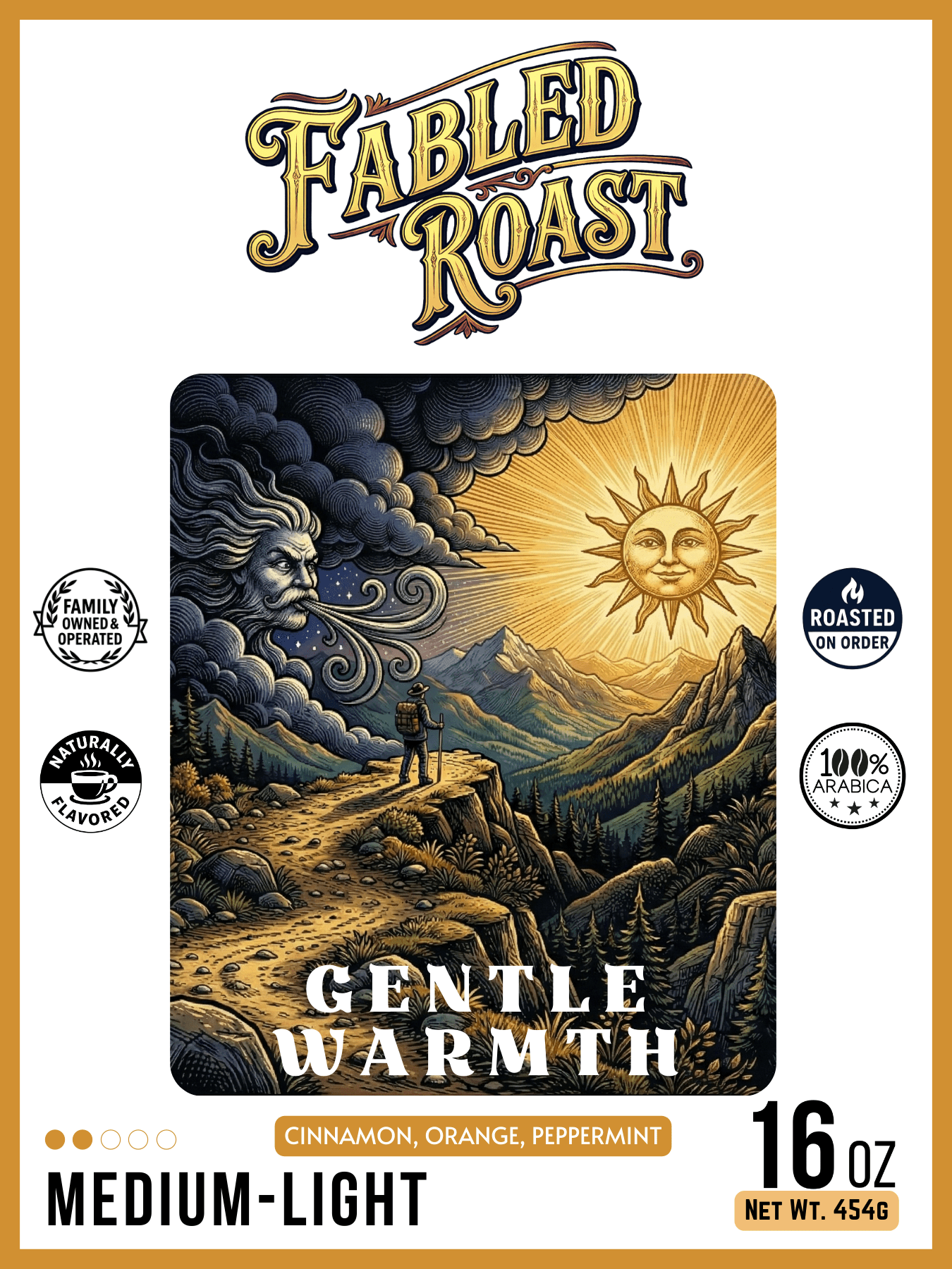 Gentle Warmth | Medium - Light Roast Sampler | 4 oz - Fabled Roast