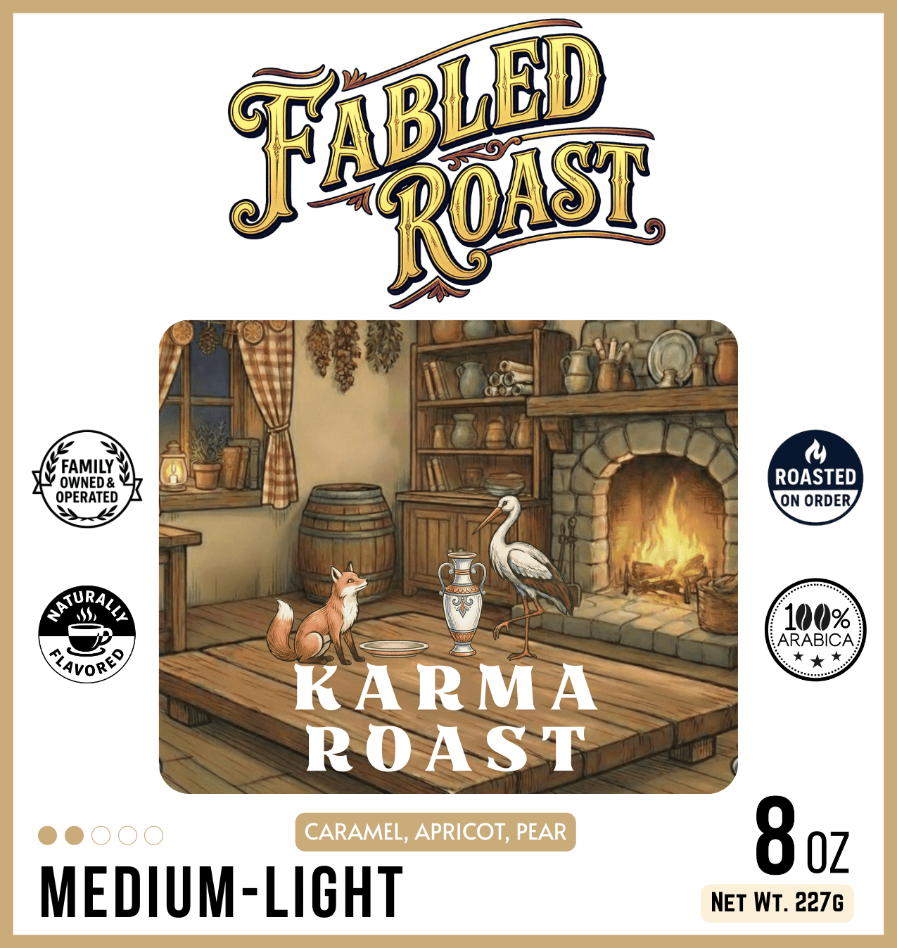 Karma Roast | Medium - Light Roast Sampler | 4 oz - Fabled Roast