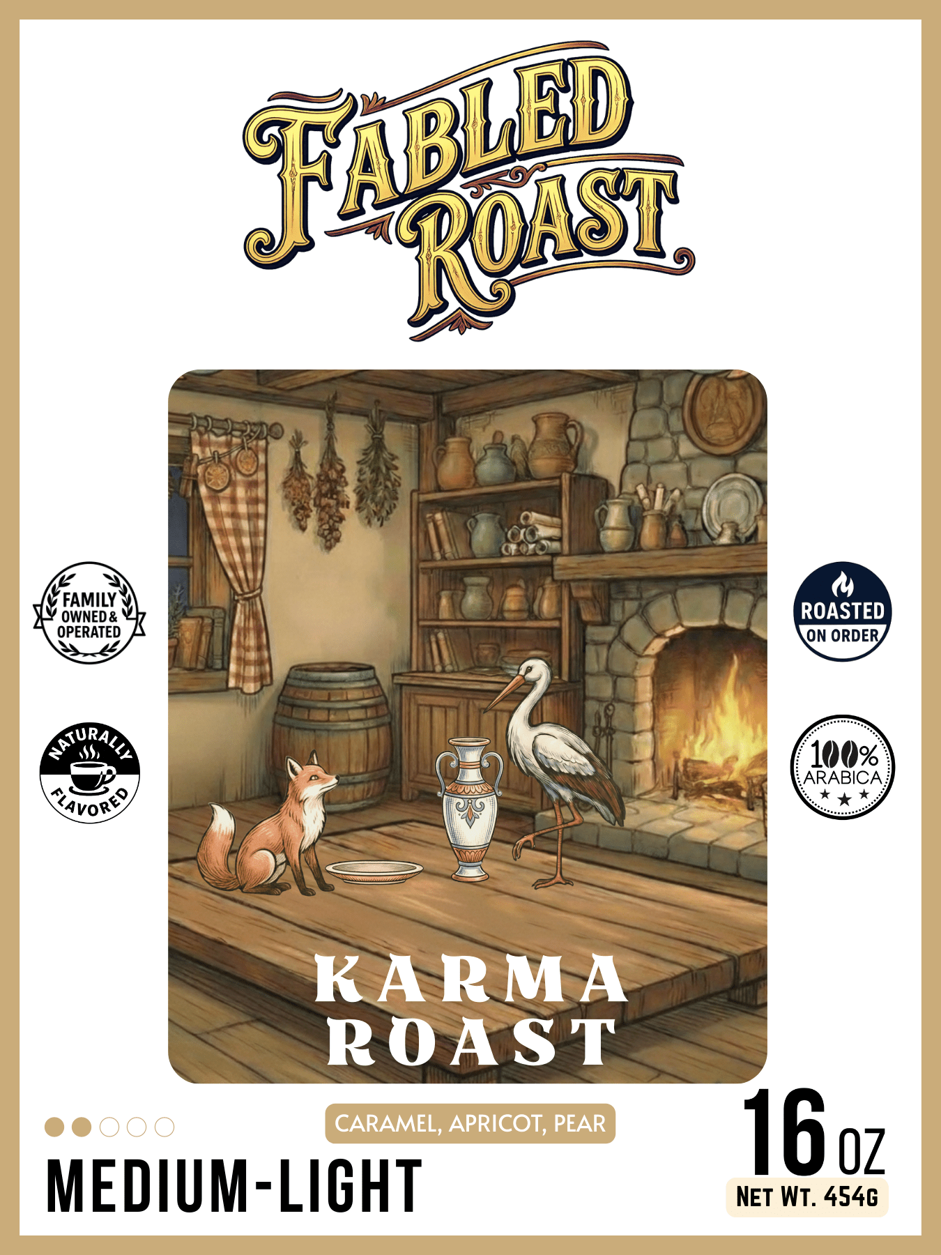 Karma Roast | Medium - Light Roast Sampler | 4 oz - Fabled Roast