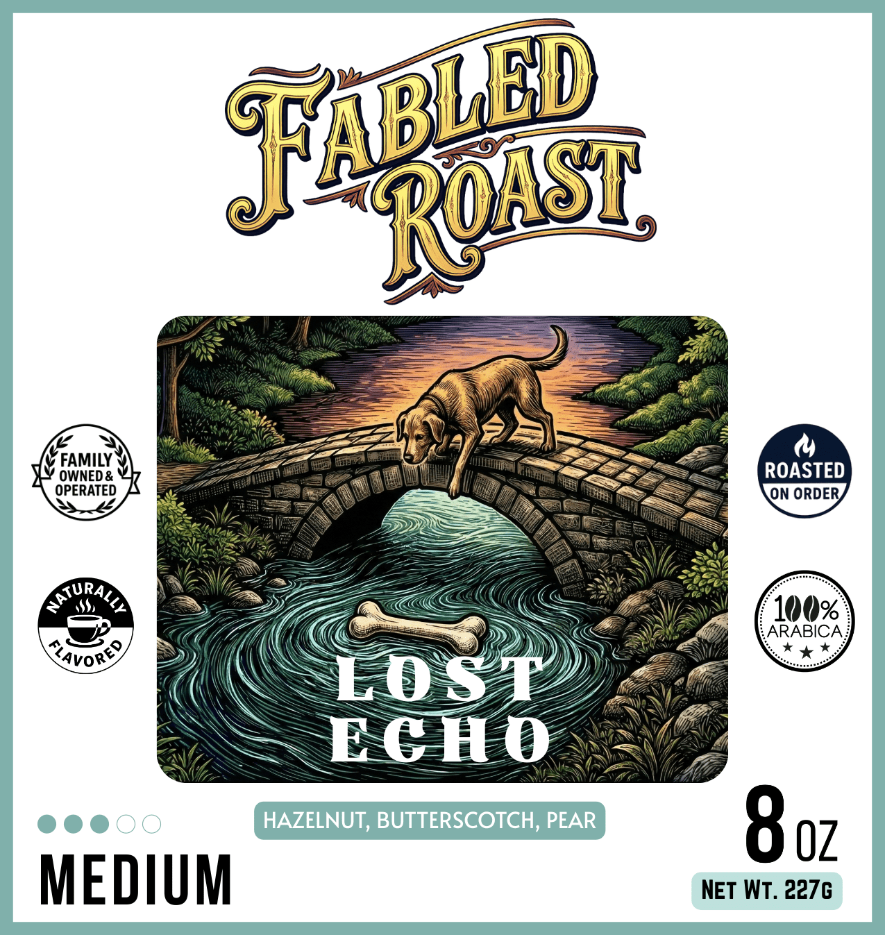 Lost Echo | Medium Roast Sampler | 4 oz - Fabled Roast