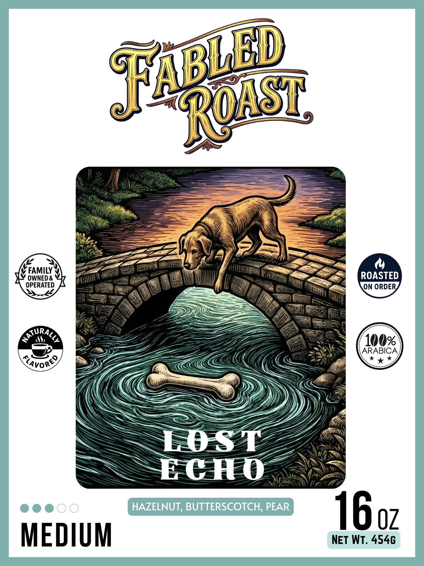 Lost Echo | Medium Roast Sampler | 4 oz - Fabled Roast