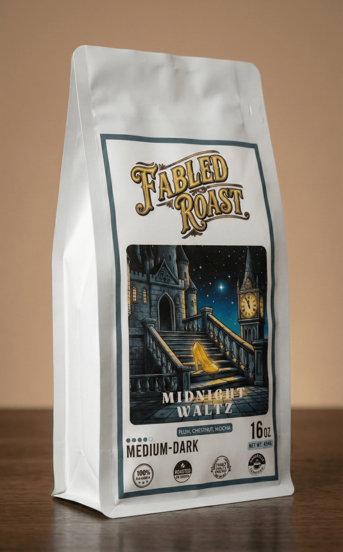 Midnight Waltz | Medium - Dark Roast Flavored Coffee Blend - Fabled Roast coffee