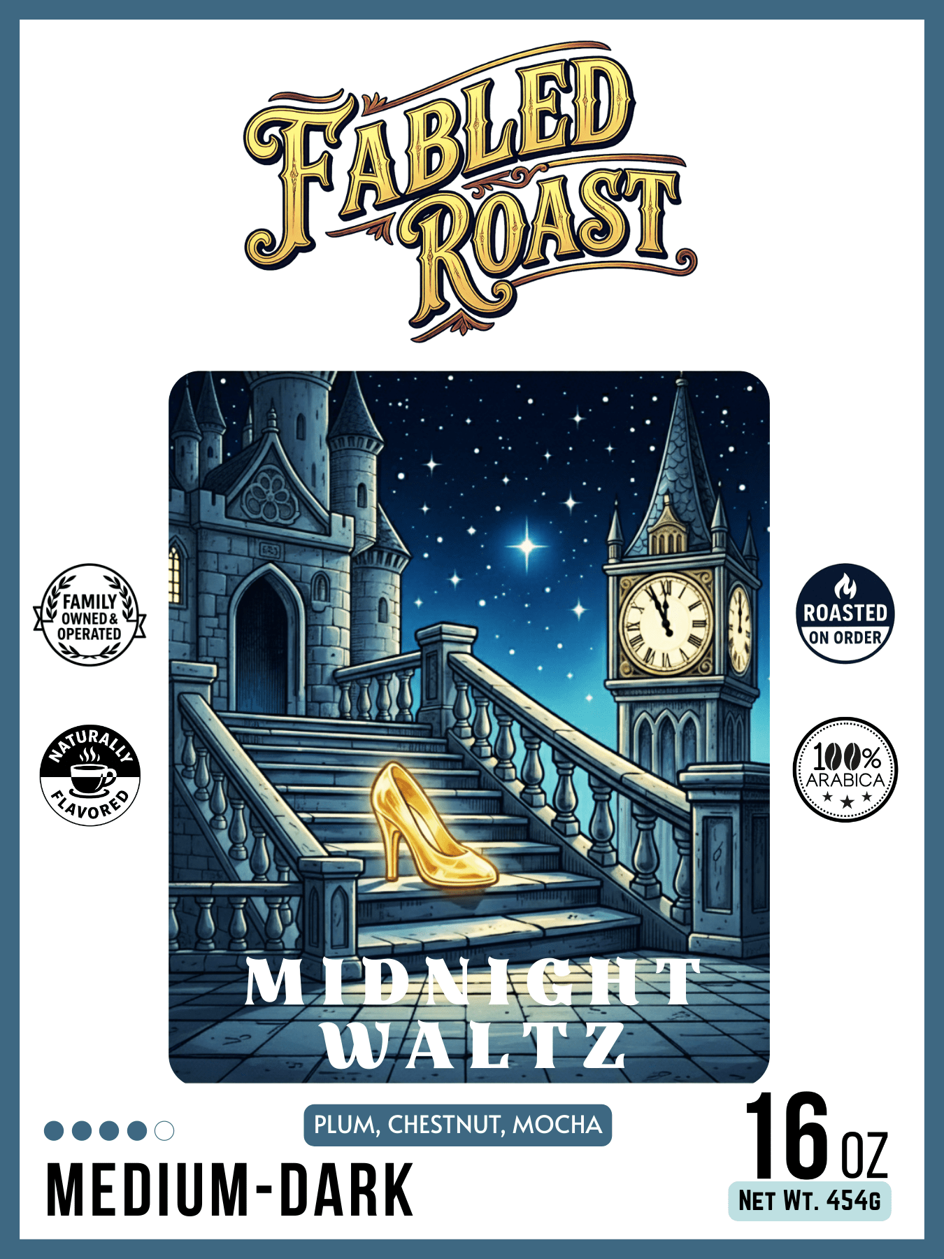 Midnight Waltz | Medium - Dark Roast Sampler | 4 oz - Fabled Roast
