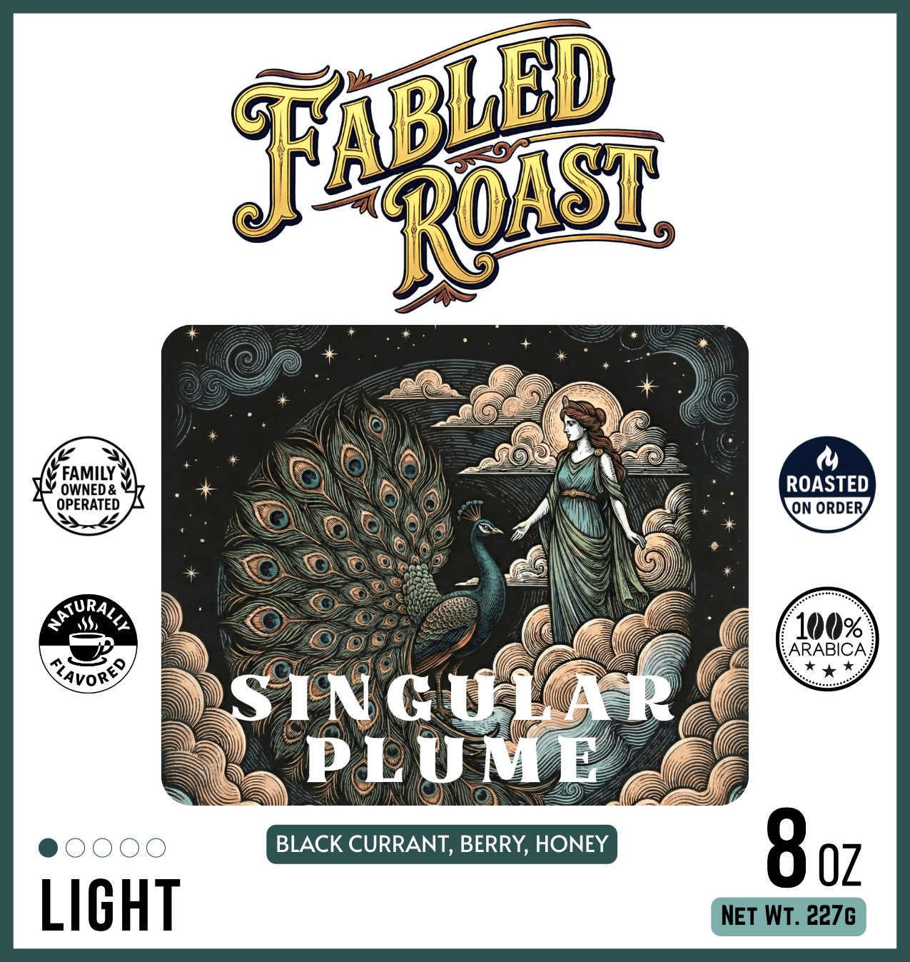 Singular Plume | Light Roast Sampler | 4 oz - Fabled Roast