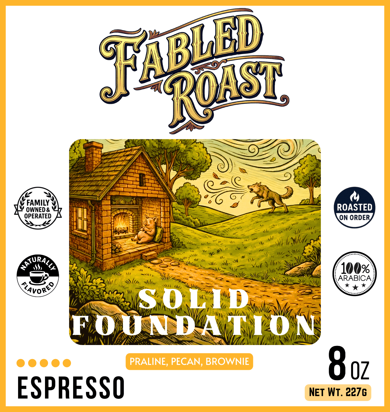 Solid Foundation | Espresso Sampler | 4 oz - Fabled Roast