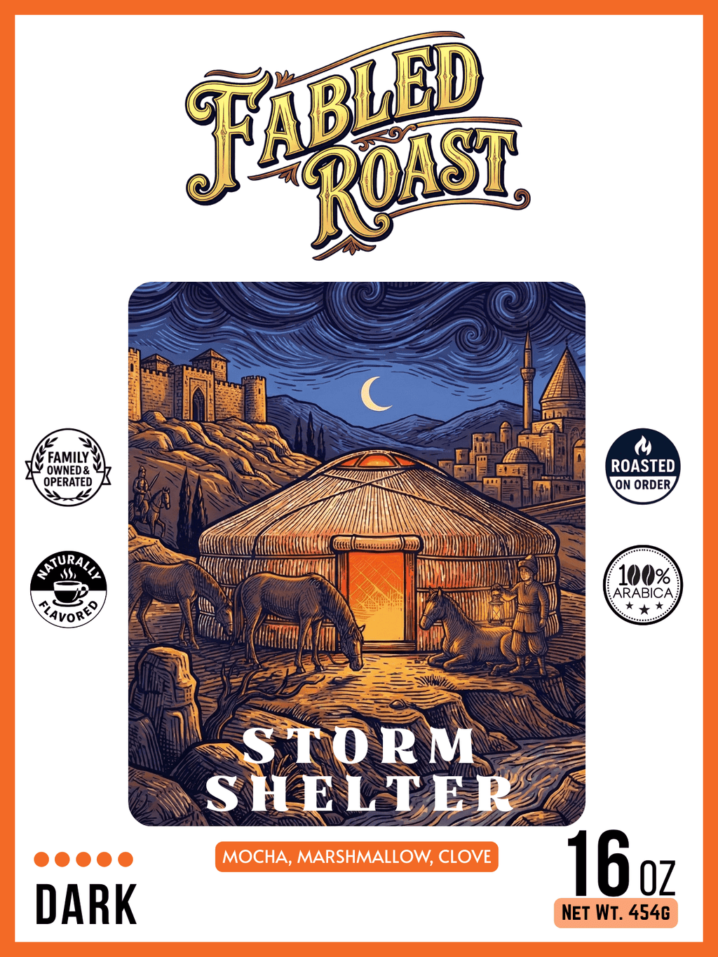 Storm Shelter | Dark Roast Sampler | 4 oz - Fabled Roast