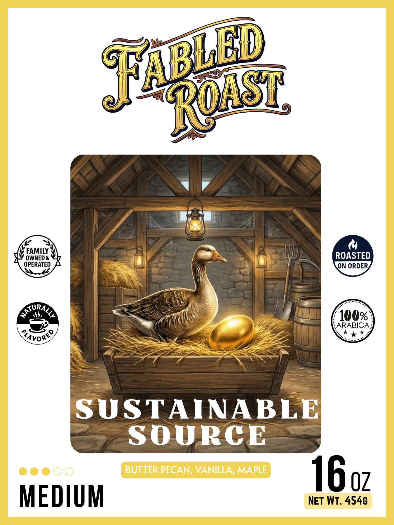 Sustainable Source | Medium Roast Sampler | 4 oz - Fabled Roast