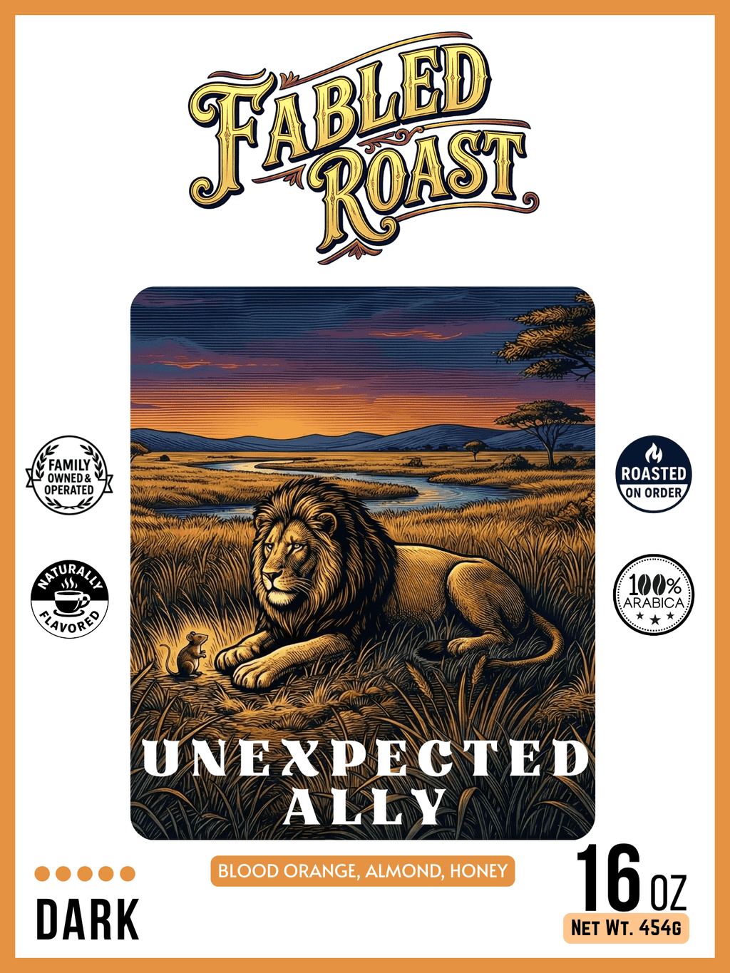 Unexpected Ally | Medium - Light Roast Sampler | 4 oz - Fabled Roast coffee
