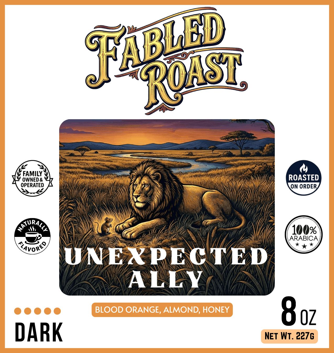 Unexpected Ally | Medium - Light Roast Sampler | 4 oz - Fabled Roast coffee