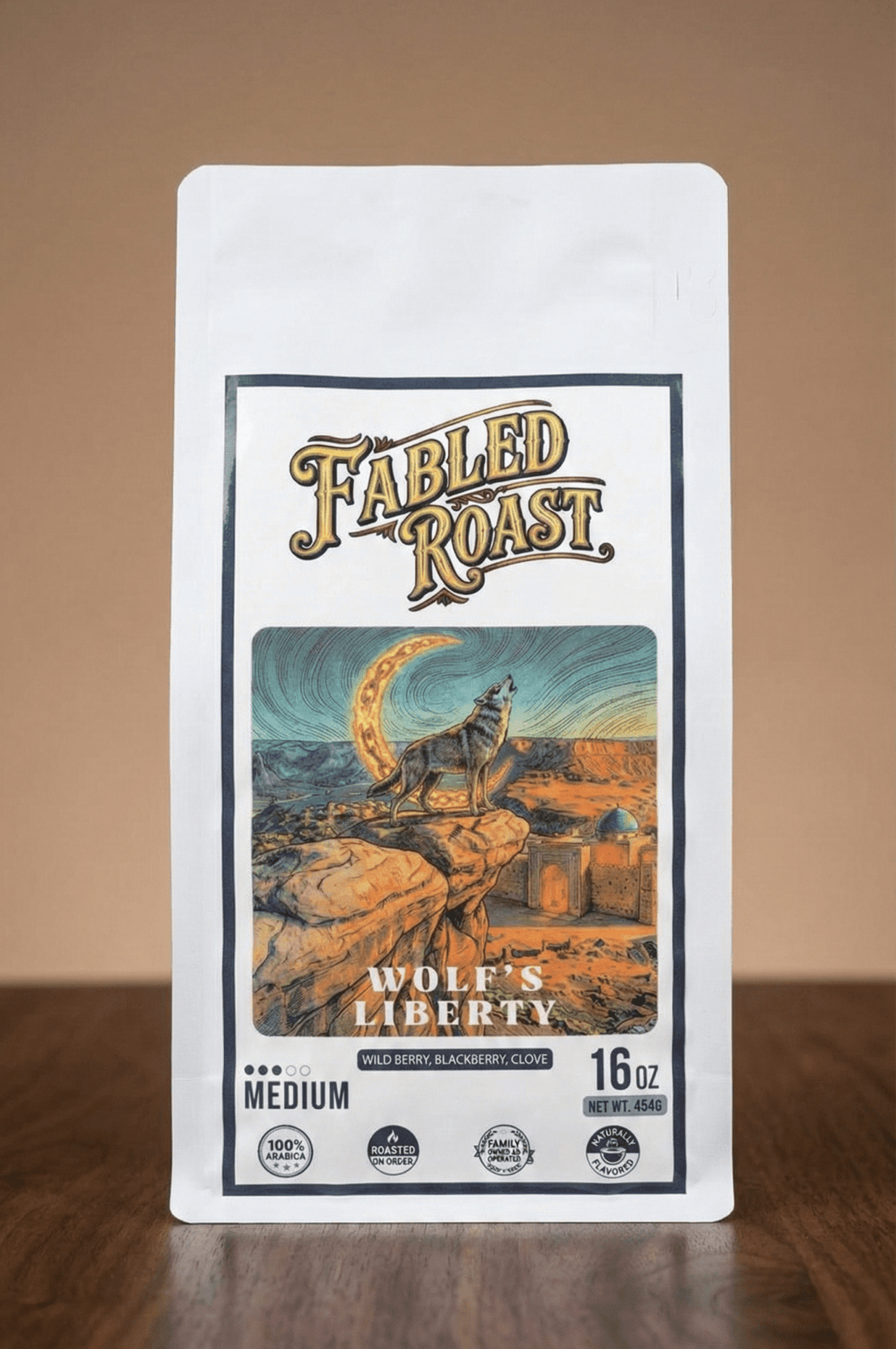 Wolf's Liberty | Medium Roast Sampler | 4 oz - Fabled Roast